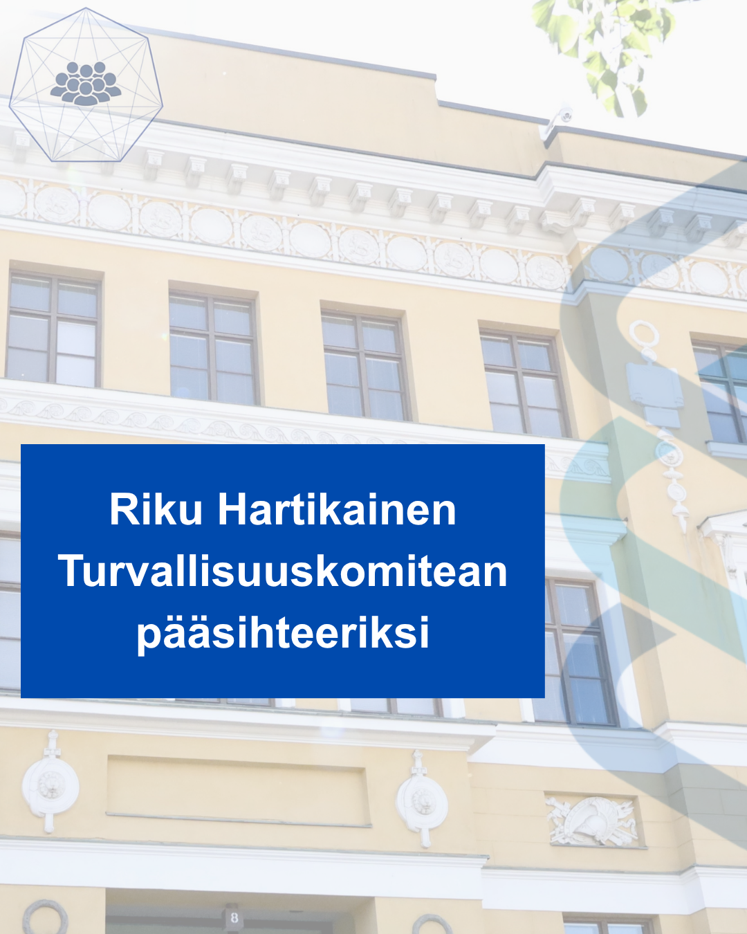 Riku Hartikainen Turvallisuuskomitean pääsihteeriksi